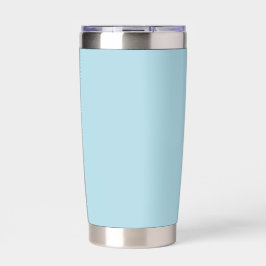 Lichtblauwe, vaste kleur geïsoleerde drinkbeker