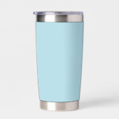 Lichtblauwe, vaste kleur geïsoleerde drinkbeker (Rechts)