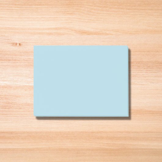Lichtblauwe, vaste kleur post-it® notes