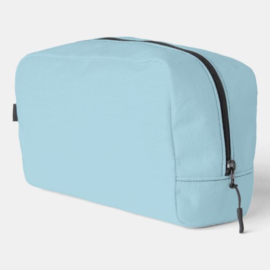 Lichtblauwe, vaste kleur toilettasje (Rechterhoek)