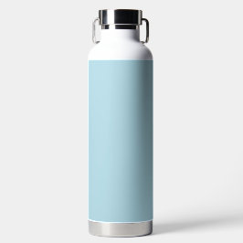 Lichtblauwe, vaste kleur waterfles