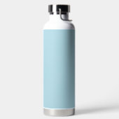Lichtblauwe, vaste kleur waterfles (Links)