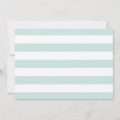 Lichtblauwe verjaardagskaart met ijsje kaart (Achterkant)