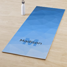 Lichtblauwe verloop geometrie mesh patroon Monogra