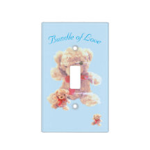 Lichtblauwe Vintage Teddyshroomkinderkamer