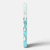 Lichtblauwe vlam Case-Mate iPhone case (Achterkant / Links)