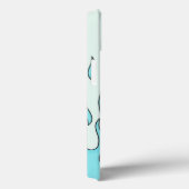 Lichtblauwe vlam Case-Mate iPhone case (Achterkant / Rechts)