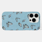 Lichtblauwe Vlinder iPhone Hoesje - Esthetische Ho (Achterkant (horizontaal))