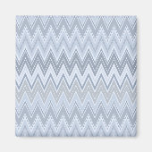 Lichtblauwe zigzag magneet (Voorkant)