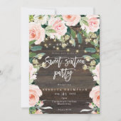 lichtbloem groen licht modern zoet 16 kaart (Voorkant)