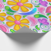 lichtbloempapier cadeaupapier (Hoek)