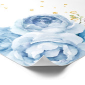 Lichtblonde Prinses Verjaardags Welkom Poster (Hoek)