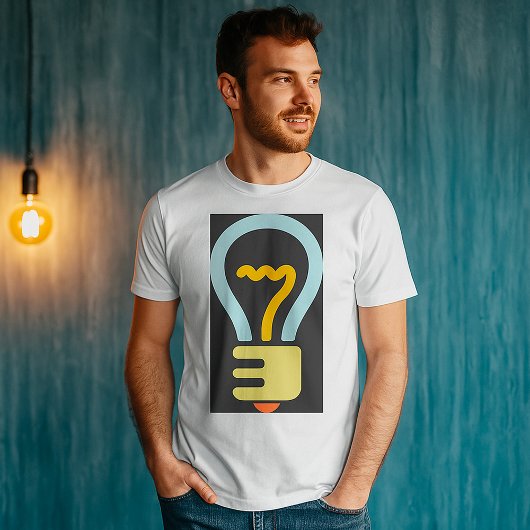 Lichtbol Icoon Heren T-Shirt