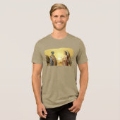 Lichtbol Ontmoeting Tri-Blend Shirt (Voorkant volledig)