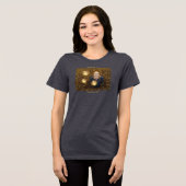 Lichtbol uit de 12e eeuw Tri-Blend shirt (Voorkant volledig)