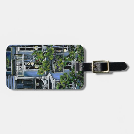 Lichtbollen van binnen bagagelabel (Voorkant horizontaal)