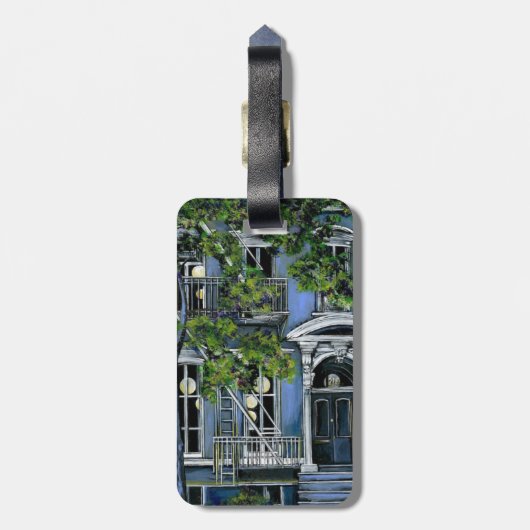 Lichtbollen van binnen bagagelabel (Achterkant verticaal)