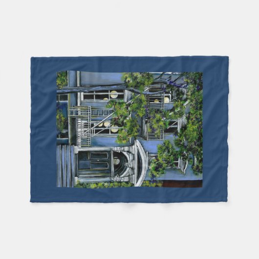 Lichtbollen van binnen fleece deken (Voorkant (Horizontaal))