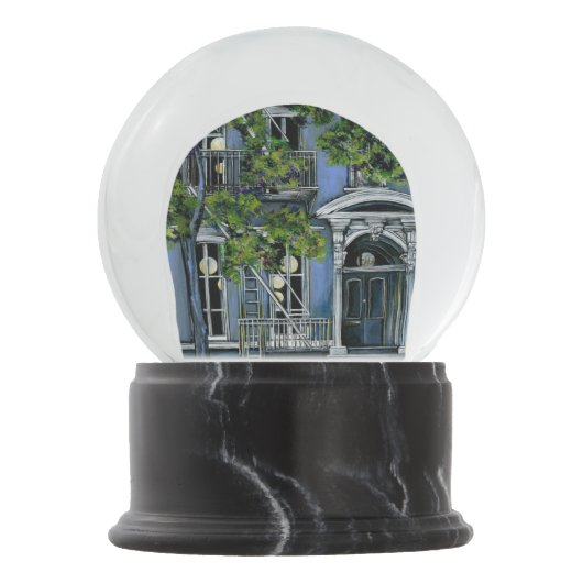 Lichtbollen van binnen sneeuwbol (Voorkant)