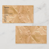 LICHTBROWN PAPIERBAG TEXTURE ACHTERGROND WALLPAPIE VISITEKAARTJE (Voorkant / Achterkant)