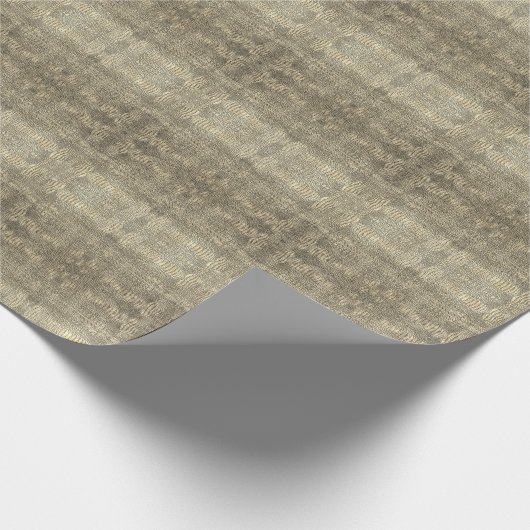 Lichtbruin alligatorleer cadeaupapier (Hoek)