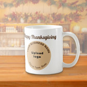 Lichtbruin bedrijfsmerk | Thanksgiving | Mok
