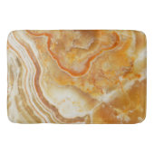 Lichtbruin & Beige Marmeren Steen Textuur Print Badmat (Voorkant)