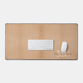 Lichtbruin hout Carpenter Monogram Bureaumat (Keyboard & Muis)