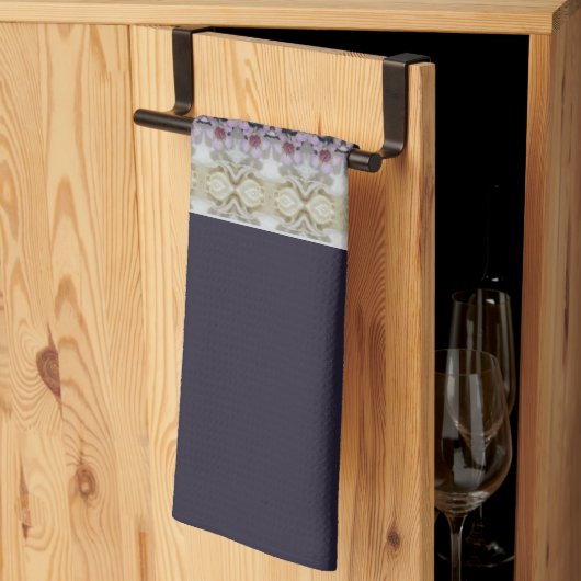 Lichtbruin paars en grijs decoratief theedoek (Derde Gevouwen)