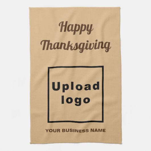 Lichtbruin | Thanksgiving | Business | Theedoek (Verticaal)