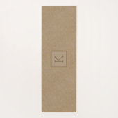 Lichtbruine buitenzijde van de buitenzijde yogamat (Achterkant)