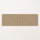 Lichtbruine buitenzijde van de buitenzijde yogamat (Voorkant (horizontaal))