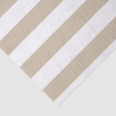 Lichtbruine en witte strepen tissuepapier (Detail)
