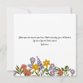 Lichtbruine foto verpleegkundige pinning ceremonie kaart (Achterkant)