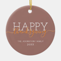 Lichtbruine Happy Thanksgiving