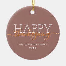 Lichtbruine Happy Thanksgiving