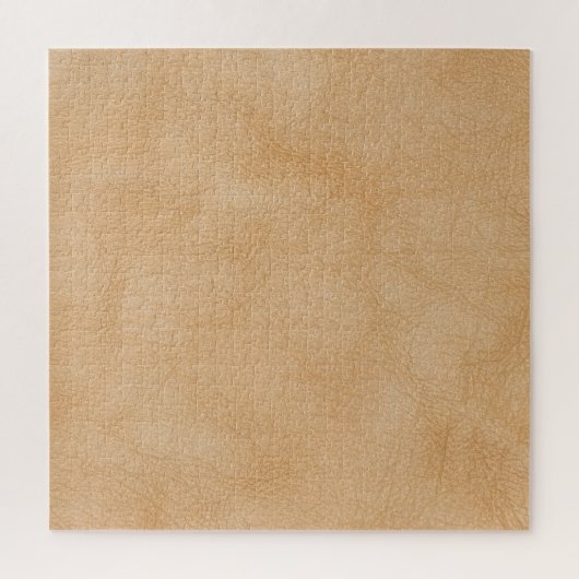 Lichtbruine, lederen textuur achtergrond. legpuzzel (Verticaal)