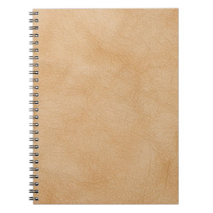 Lichtbruine, lederen textuur achtergrond. notitieboek