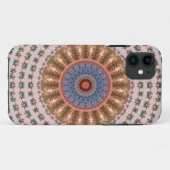 Lichtbruine Mandala Wiel Case-Mate iPhone Case (Achterkant (horizontaal))