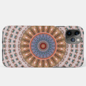 Lichtbruine Mandala-wiel Case-Mate iPhone Case (Achterkant (horizontaal))