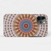 Lichtbruine Mandala-wiel Case-Mate iPhone Case (Achterkant (horizontaal))