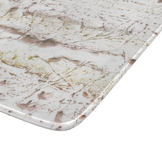 Lichtbruine marmer snijplank (Hoek)
