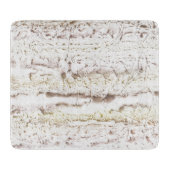 Lichtbruine marmer snijplank (Voorkant)