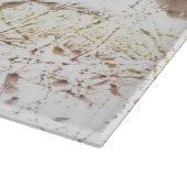 Lichtbruine marmer snijplank (Hoek)