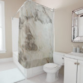 Lichtbruine marmer-steentextuur achtergrond.abstra douchegordijn (In situ)
