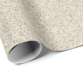 Lichtbruine namaak glitters cadeaupapier (Rol Hoek)
