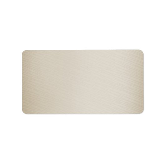 Lichtbruine textuur etiket (Voorkant)