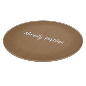 Lichtbruine vlakte Elegante Minimalistische Kallig Snijplank (Hoek)