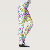 Lichtbuispatroon Lichtgevend. Leggings (Rechts)