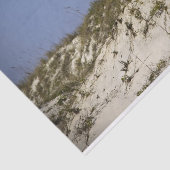 Lichtbundel Ponce Inlet Blue Sky Beach Landscape Tissuepapier (Detail)